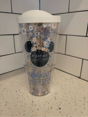 Disney Floral Mickey Travel Tumbler - White, Blue, Green, Orange